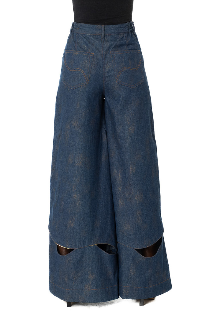 A-Line Denim Pants