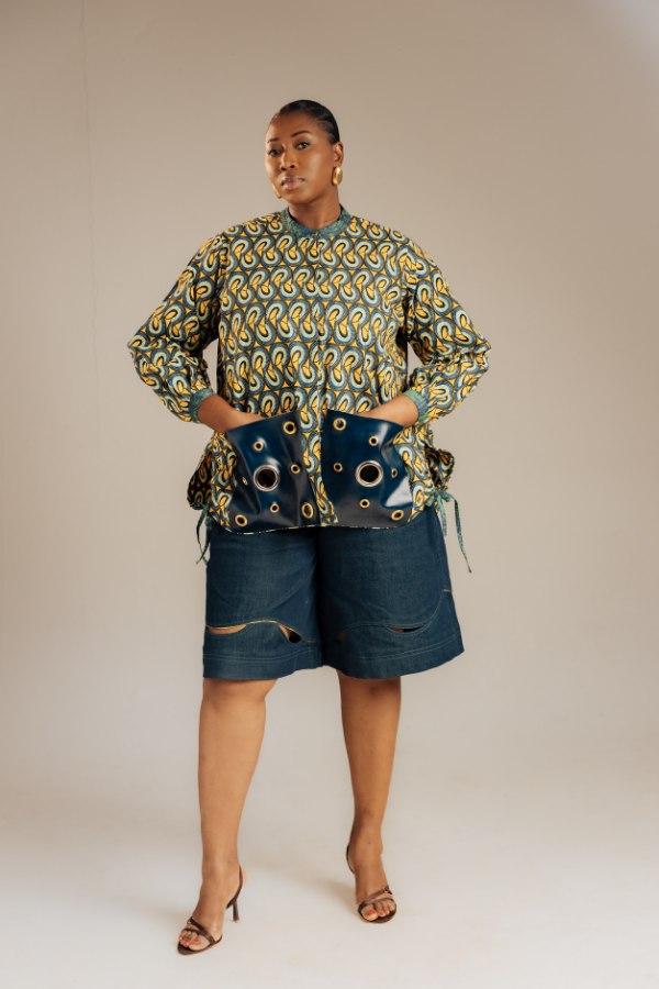 Loose African Print Shirt