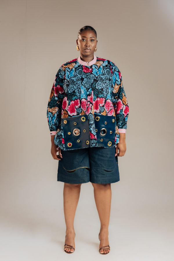Loose African Print Shirt