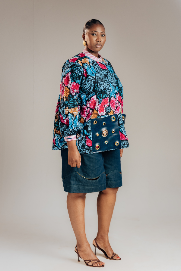Loose African Print Shirt